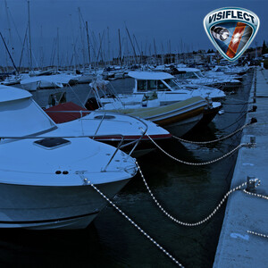 Reflective Dock Line Black 15mm