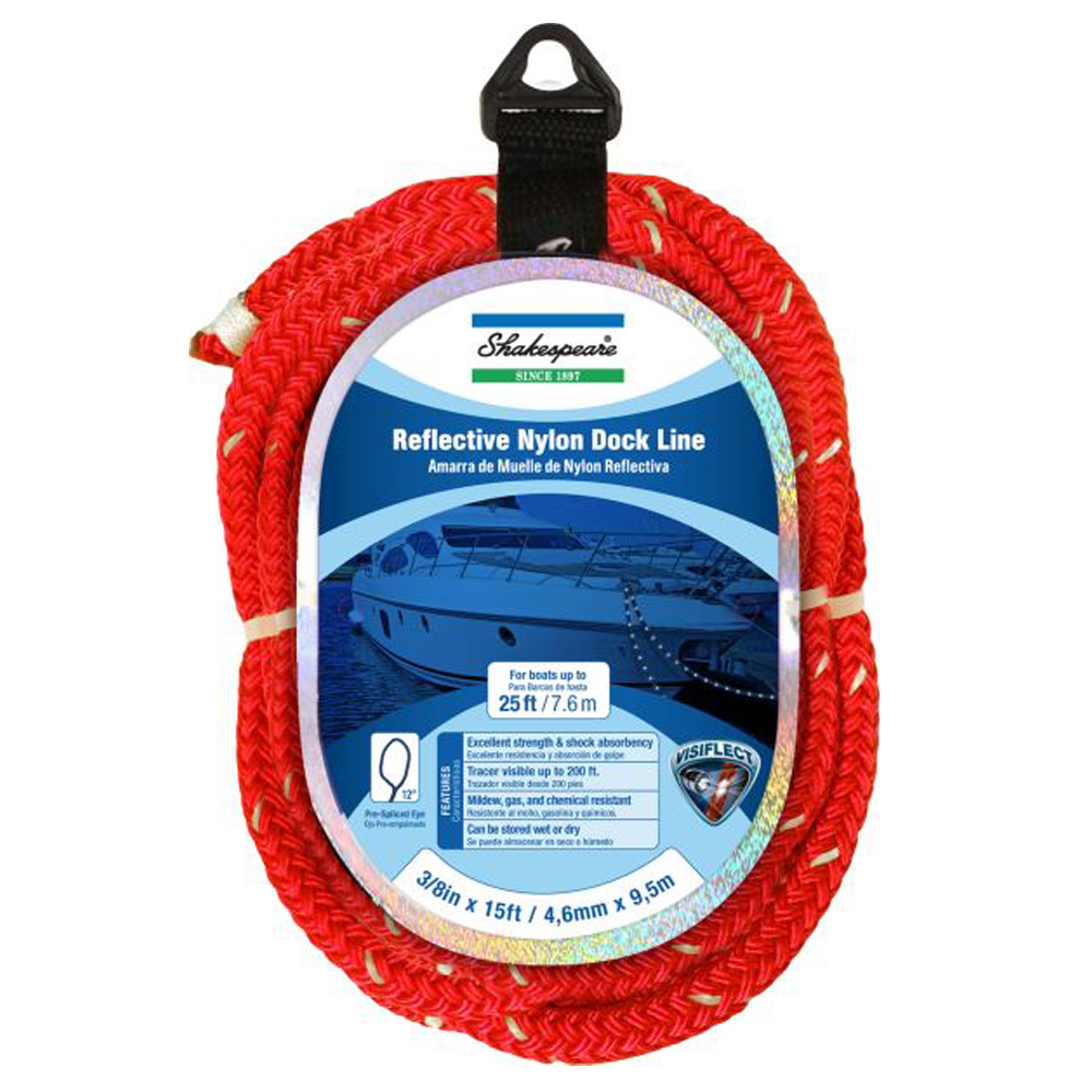 Reflective Dock Line Black 15mm