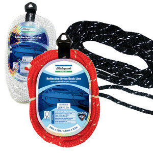 Reflective Dock Line Black 15mm