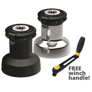 XT16 Self-Tailing 1-Speed Winch - FREE Winch Handle