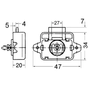 Force 4 Drawer Push Button Catch 
