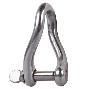 Stainless Steel Twisted Dee Shackle 