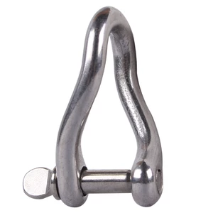 Force 4 Stainless Steel Twisted D Shackle 