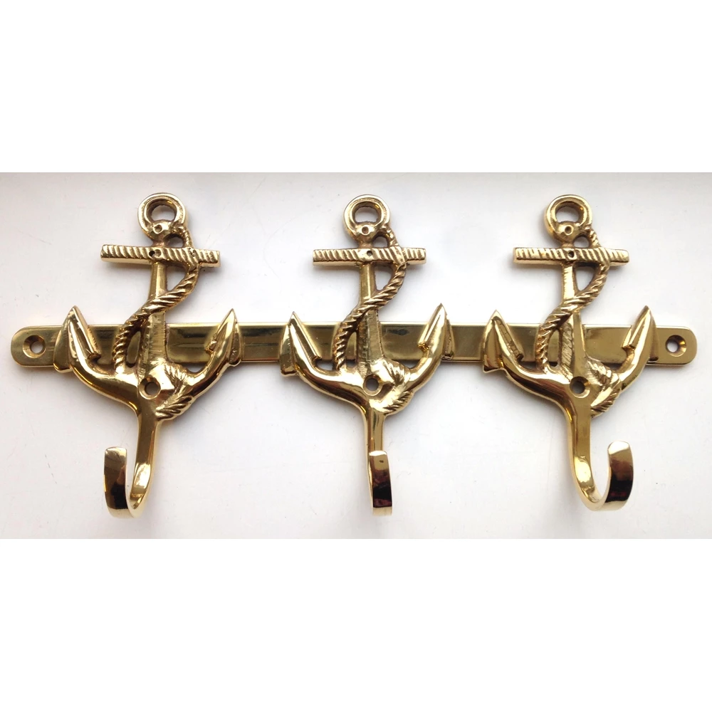 Three Anchors Coat Hook