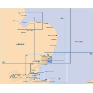 Imray Y16 Walton Backwaters to Ipswich and Woodbridge 