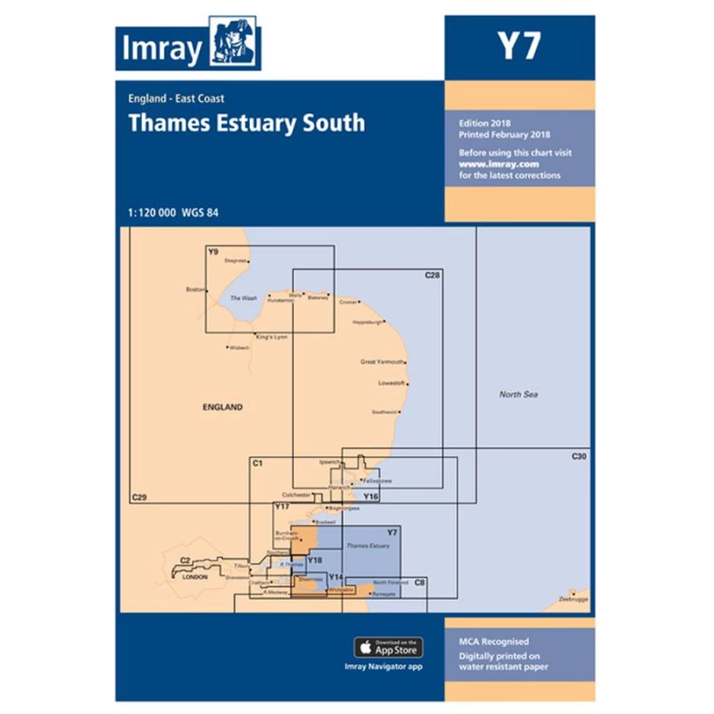 Imray Y7 - Thames Estuary South