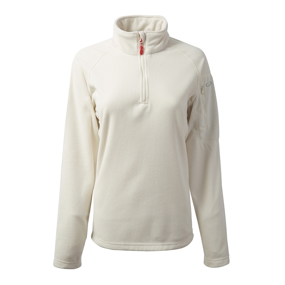 Women's Grid Microfleece - Oatmeal