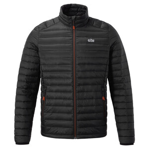 Men's Hydrophobe Down Jacket - Black-Orange