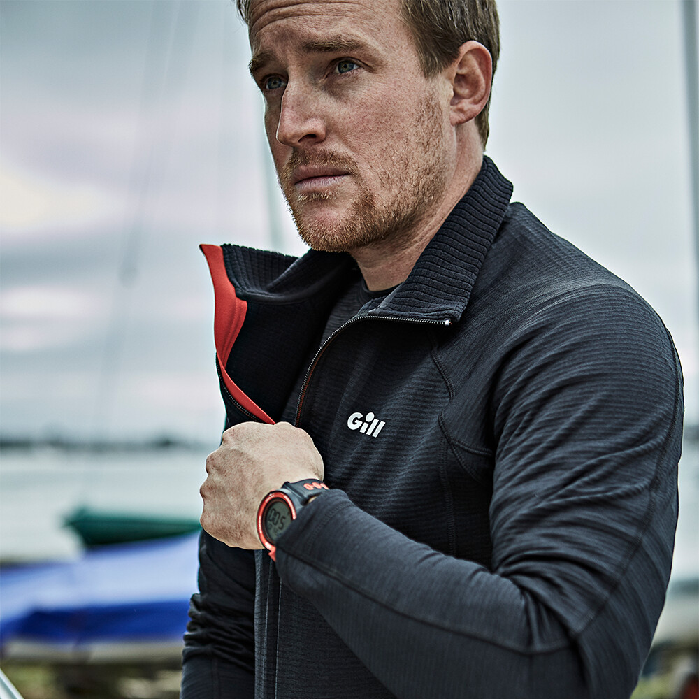 OS Thermal Zip Neck - Black