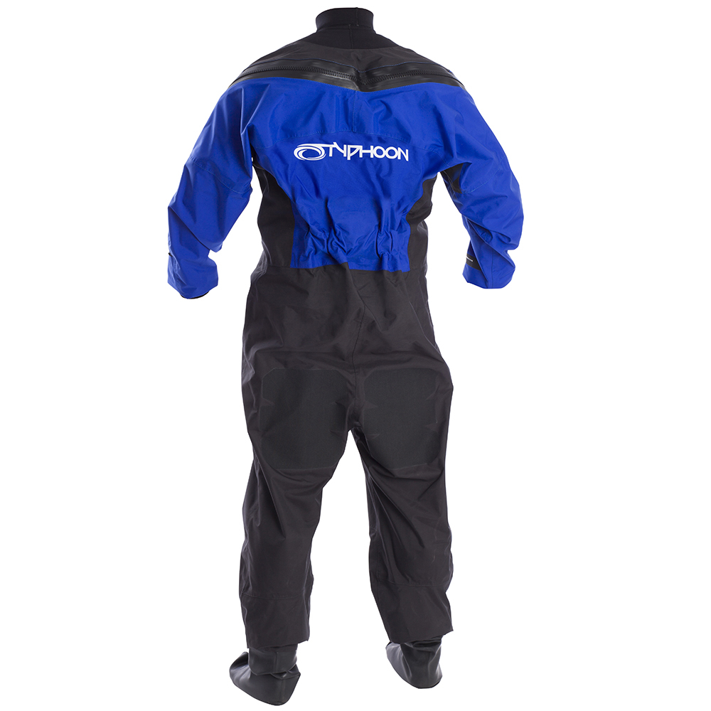 Hypercurve 4 Backzip Drysuit With Free Underfleece - Blue Black