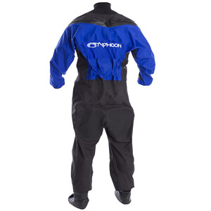 Hypercurve 4 Backzip Drysuit With Free Underfleece - Blue Black