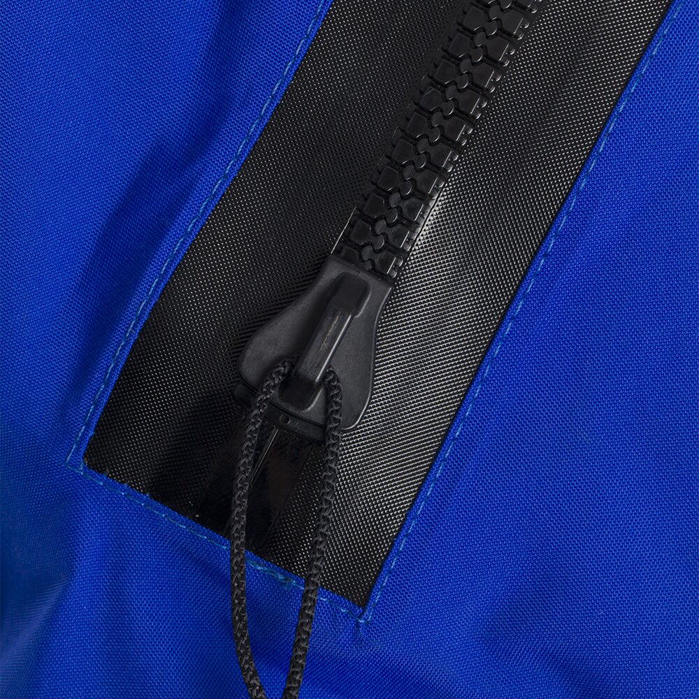 Hypercurve 4 Backzip Drysuit With Free Underfleece - Blue Black