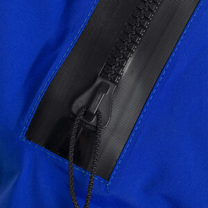 Hypercurve 4 Backzip Drysuit With Free Underfleece - Blue Black