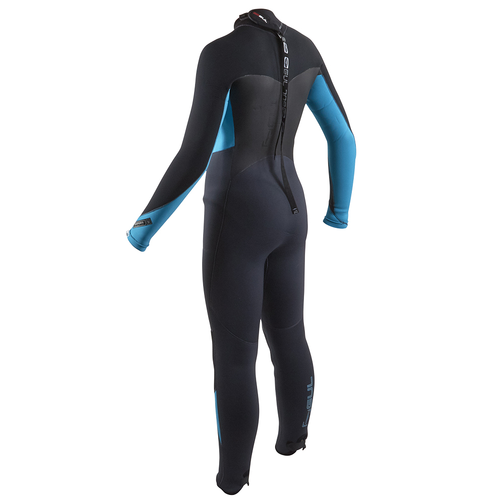 Response Junior 5:3 Steamer Wetsuit - Black Blue