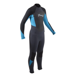 Response Junior 5:3 Steamer Wetsuit - Black Blue