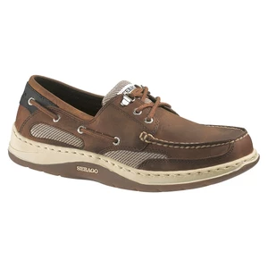 Sebago Clovehitch Leather Boat Shoe - Brown Cinnamon UK