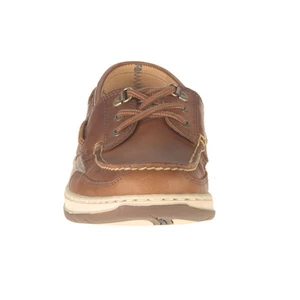 Sebago Clovehitch Leather Boat Shoe - Brown Cinnamon UK