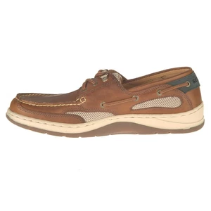 Sebago Clovehitch Leather Boat Shoe - Brown Cinnamon UK