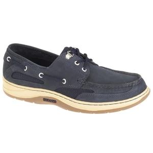 Sebago Men's Clovehitch Leather Boat Shoe - Navy UK 