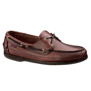 Men's Schooner Leather Boat Shoe - Brown UK 