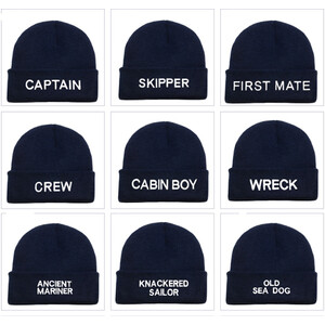 Embroidered Beanie Hat