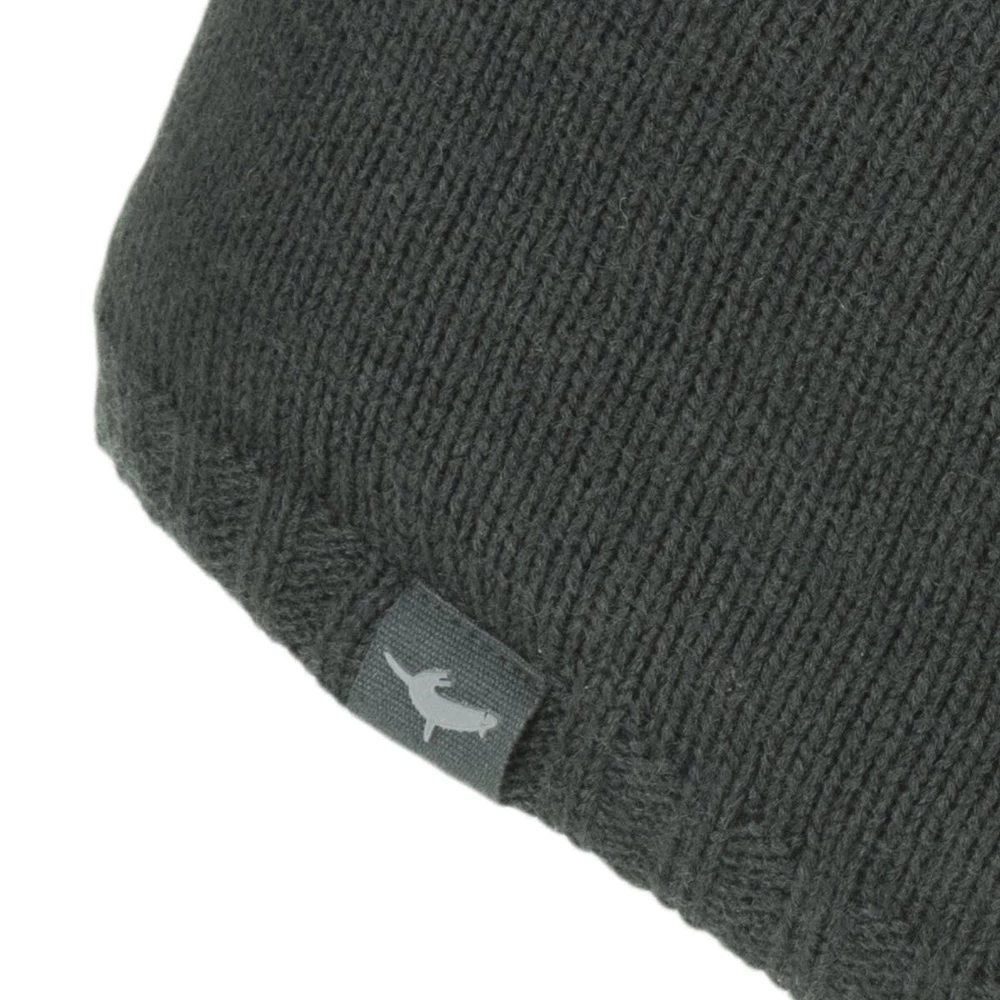 Waterproof Cold Weather Beanie Hat - Black
