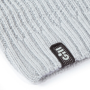 Reflective Knit Beanie - Medium Grey