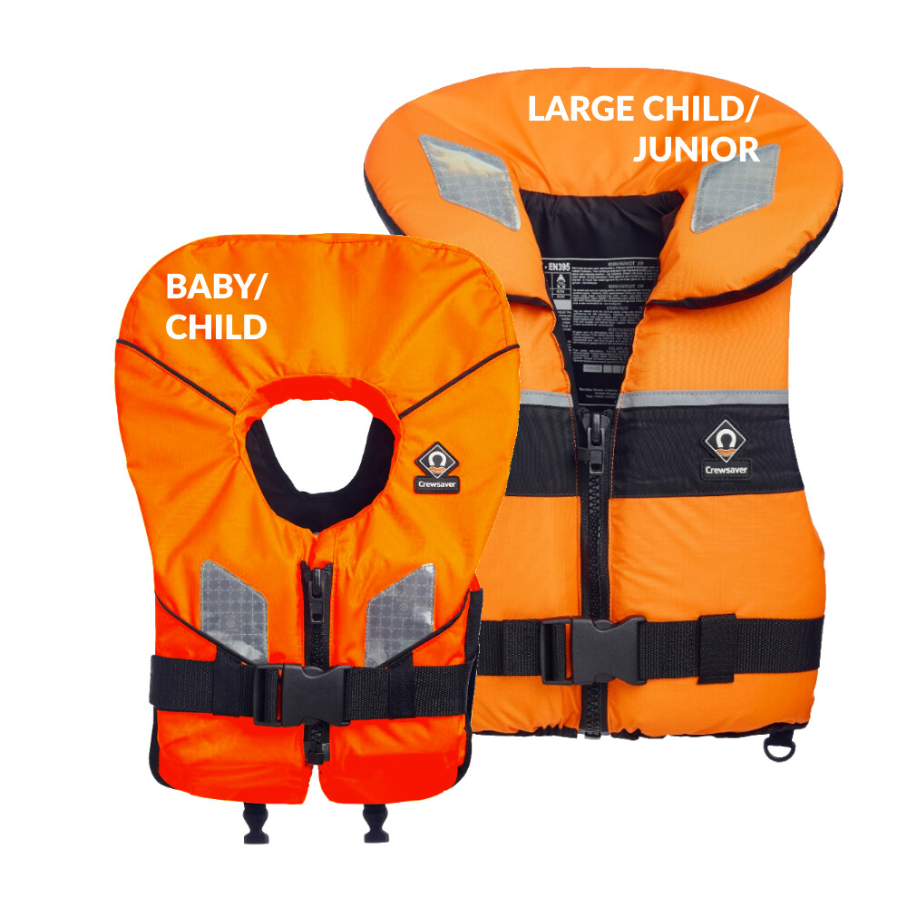 Spiral 100N Childs Lifejacket Orange