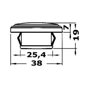 Osculati Tilly LED Courtesy Light - White Light 