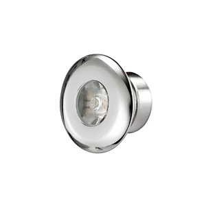 Osculati Stainless Steel LED Round Courtesy Light - White 