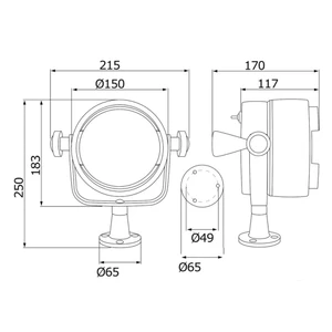 Osculati Night Eye LED High-Beam Searchlight 