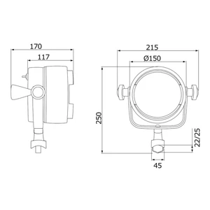 Osculati Night Eye LED High-Beam Searchlight 
