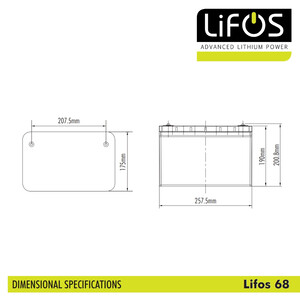 68AH Lithium Battery 