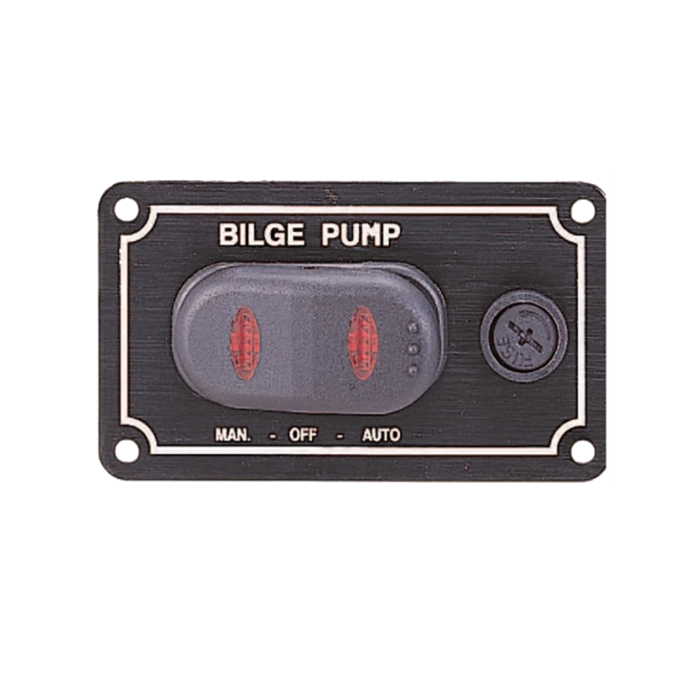 Force 4 Waterproof Bilge Pump Rocker Switch - Horizontal 