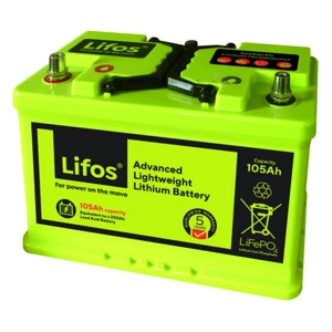 LiFOS 105AH Lithium Battery