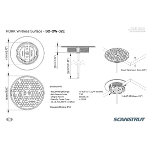 Rokk 5W Waterproof Wireless Charging Pad 