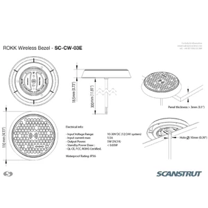 Rokk 5W Waterproof Wireless Charging Pad 