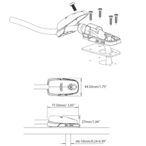 Scanstrut Cable Seal - Horizontal - Black 