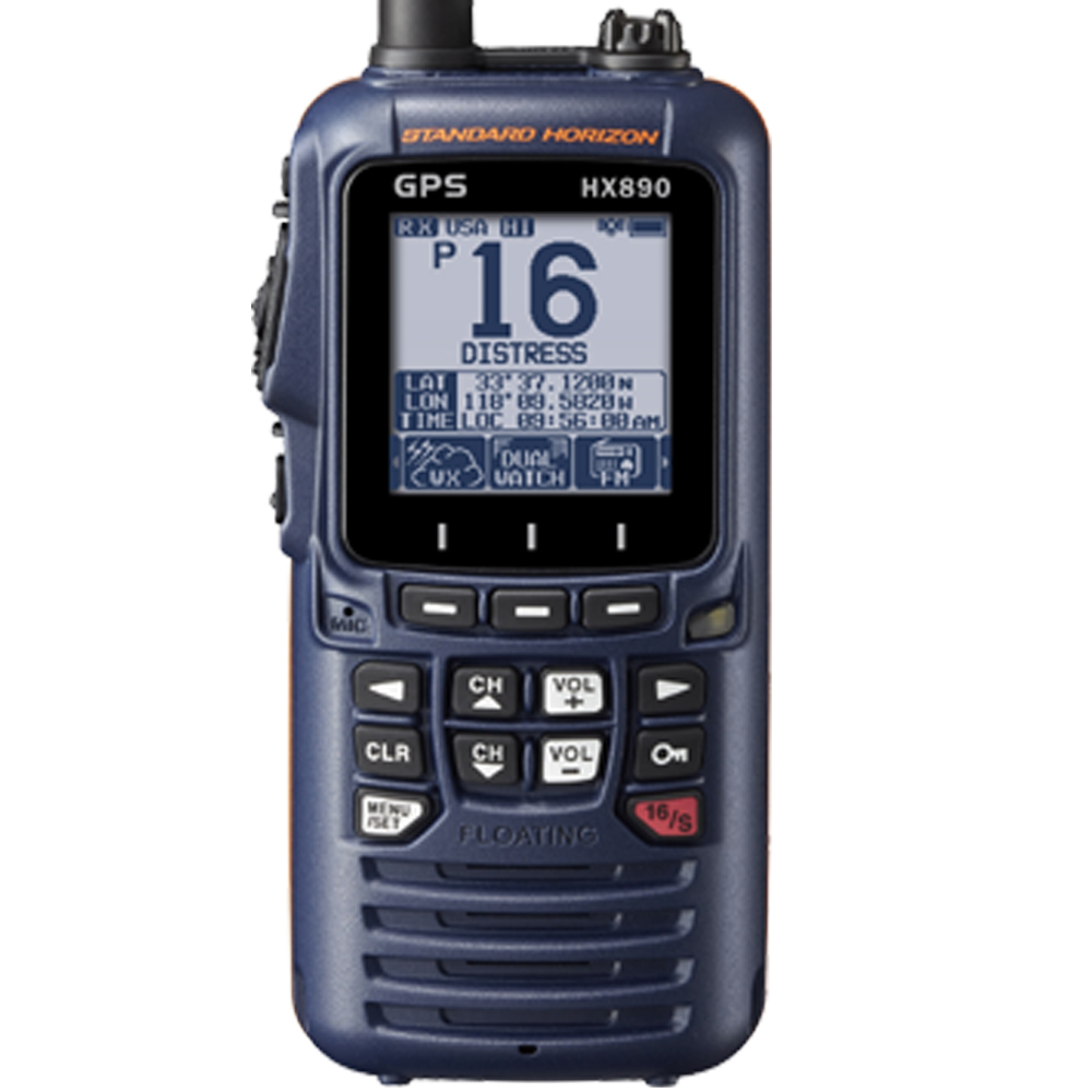 HX890e Floating DSC Handheld VHF Radio