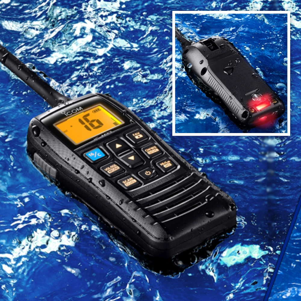 Icom IC-M37E Handheld VHF Radio | Force 4 Chandlery