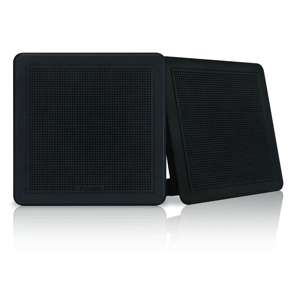 Fusion FM Series 7-7 200W Flush Mount Square Marine Speakers 