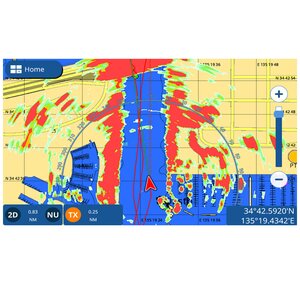 GP-1871F Chartplotter Fishfinder MFD