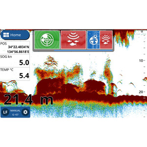 GP-1871F Chartplotter Fishfinder MFD