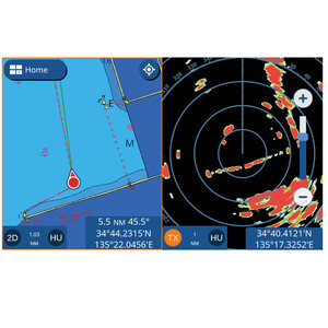 GP-1971F Chartplotter Fishfinder MFD