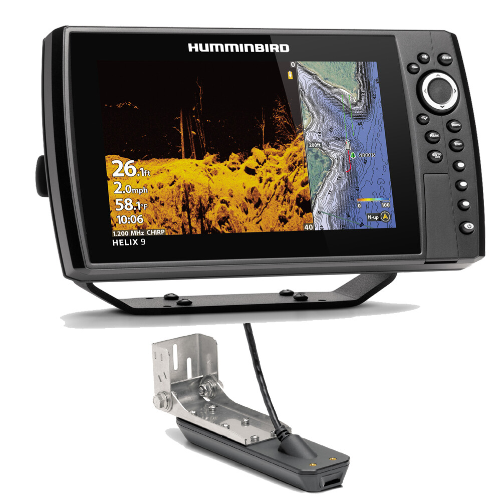 Helix 9 Chirp Mega SI Plus GPS G3N Fishfinder chartplotter Combo