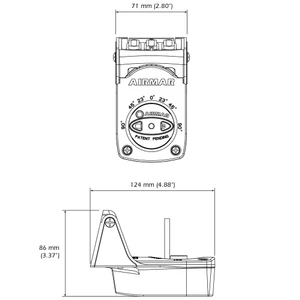 Navico Xsonic Airmar TM150M Transom Mount Transducer 