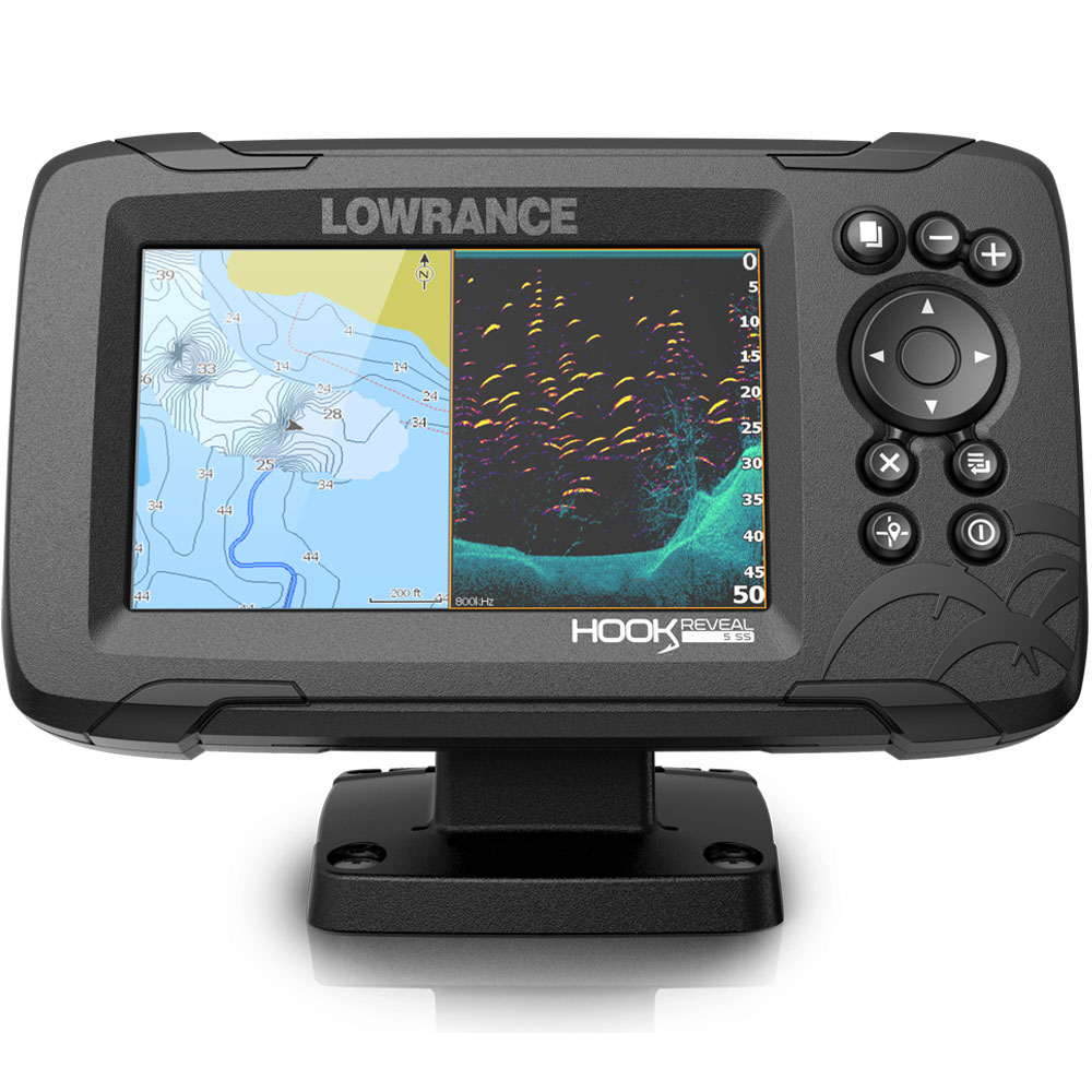 Hook Reveal 5 50_200 HDI Chartplotter Fishfinder Combo
