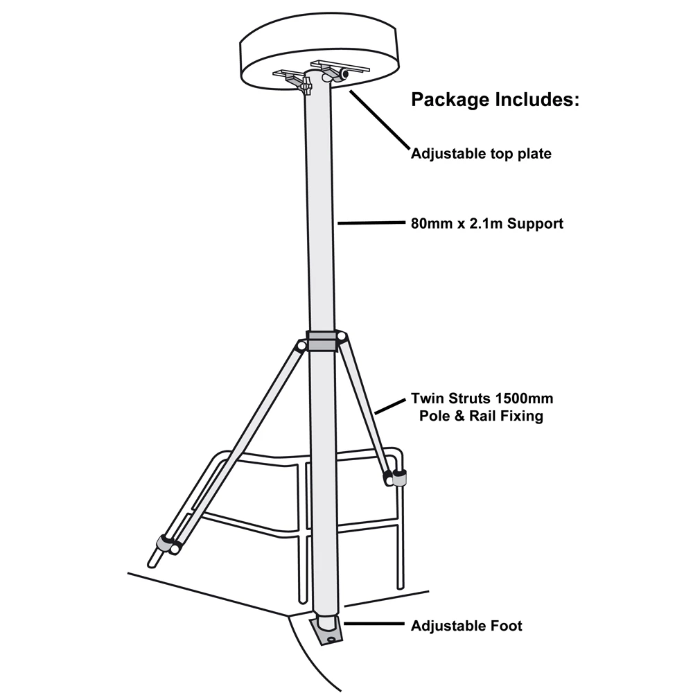Radar Mounting Pole