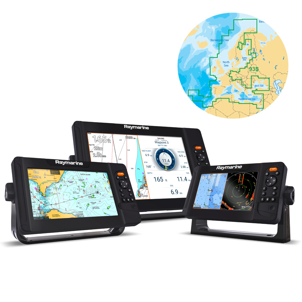 Element S Chartplotter With Navionics Silver EU Chart