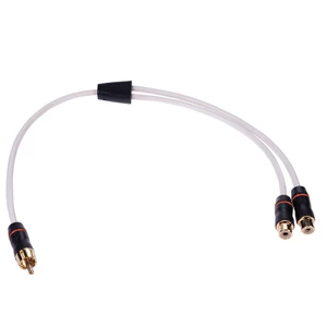 Fusion RCA Splitter Cable Male to Dual Female